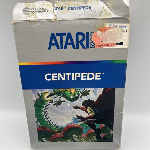 Centipede (Atari 5200, 1982) CIB And Tested W/ Overlays On Shelf - Picture 3 of 12